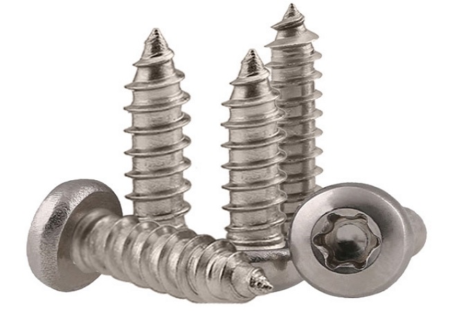 Hexalobular socket pan head tapping screws 