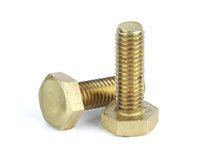 Copper hex bolt