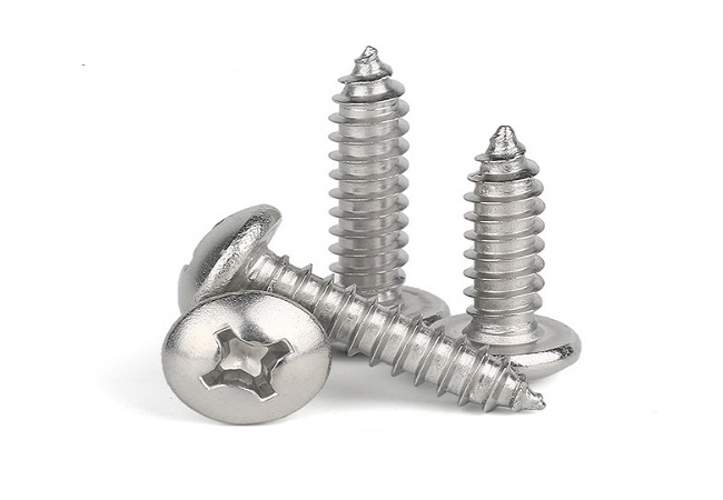 Cross recessed pan head tapping screws 