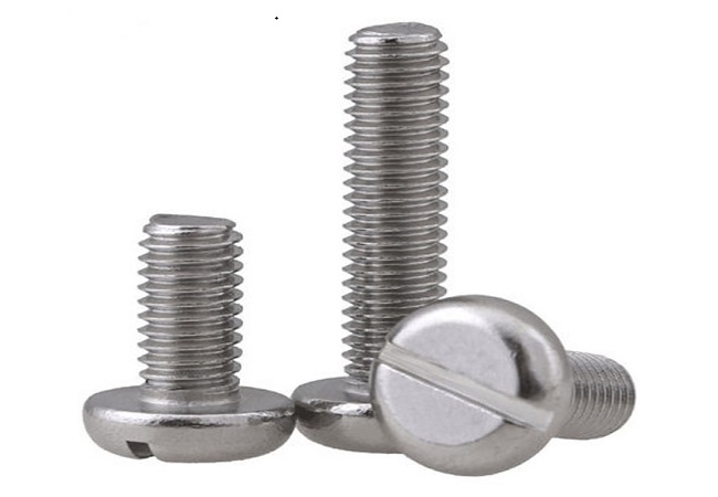 Slotted pan head screws 