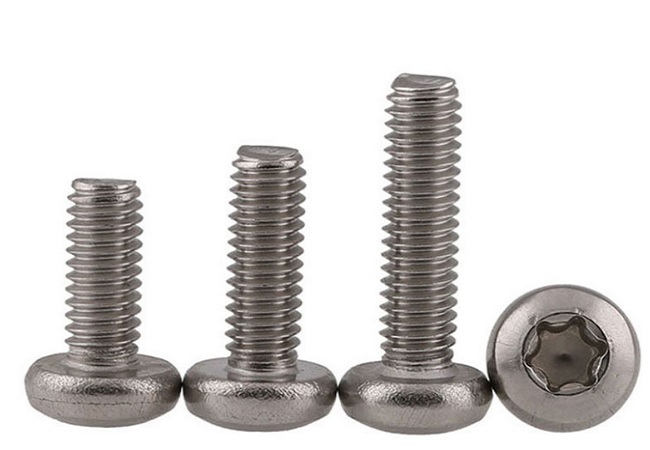 Hexalobular socket pan head screws