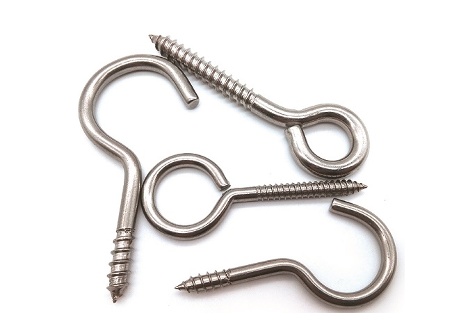 Hook wood screw