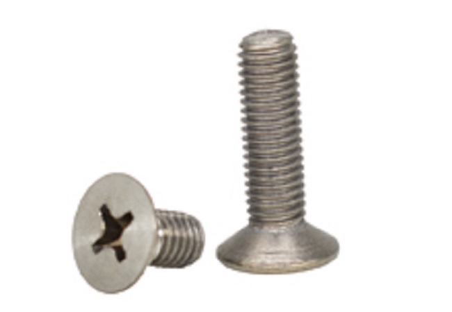 Ti Alloy Cross Recessed Countersunk Head Screws 